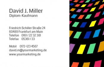 Unternehmensberater-Visitenkarte Art Version-4