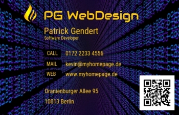 Werbung & Design-Visitenkarte Modern Version-2