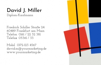 Immobilien-Makler-Visitenkarte Art Version-3