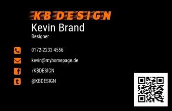Werbung & Design-Visitenkarte Modern Version-4