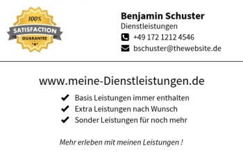 Immobilien-Makler-Visitenkarte Label Version-3