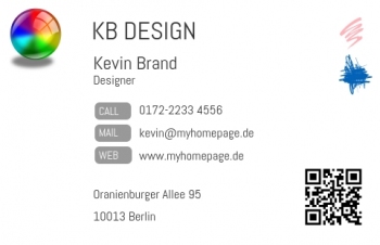 Werbung & Design-Visitenkarte Modern Version-1