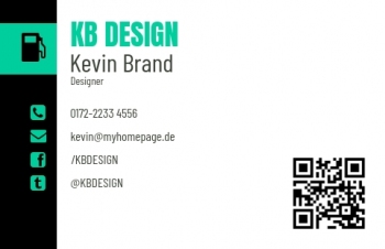 Werbung & Design-Visitenkarte Modern Version-5