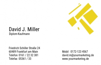 Immobilien-Makler-Visitenkarte Art Version-9