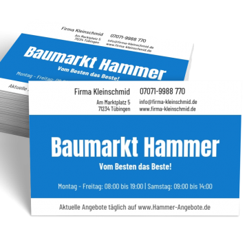 Baufirma-Visitenkarte Shop Here