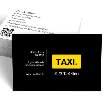 Taxi-Visitenkarte Dot