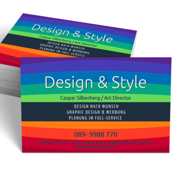 Werbung & Design-Visitenkarte Offer
