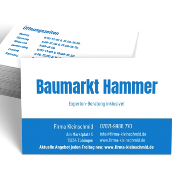 Baufirma-Visitenkarte Shop Here