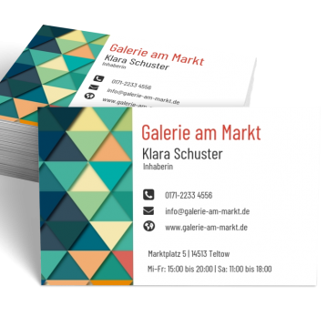 Galerie & Kunst-Visitenkarte Modern