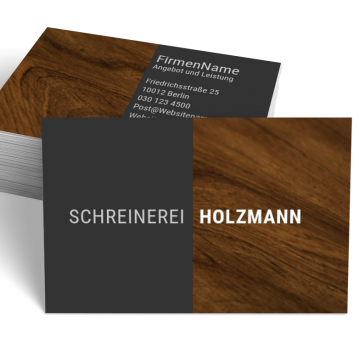 Schreiner-Visitenkarte Split